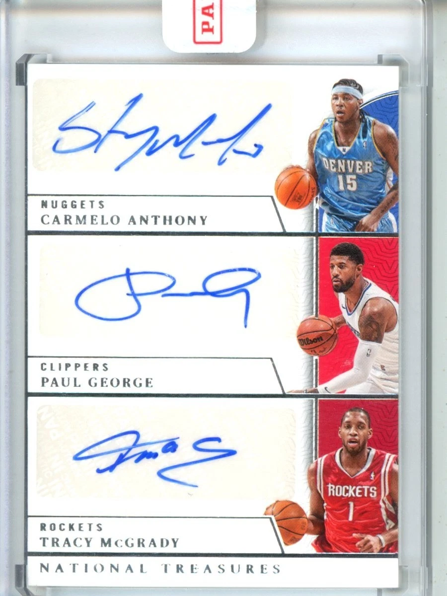 Tracy Mcgrady&Carmelo Anthony ダブルサインカード 【公式通販】