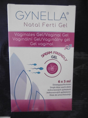 Gynella Natal Ferti Gleit Gel Spermien 6X5 ml Kinderwunsch Familienplanung