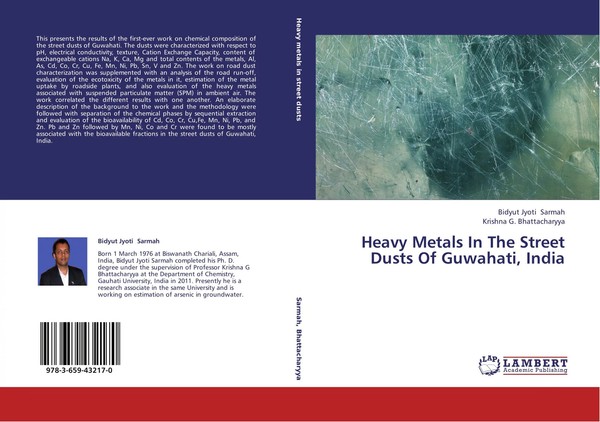 Bidyut Jyoti Sarmah (U. A.) | Heavy Metals In The Street Dusts Of Guwahati,...-image