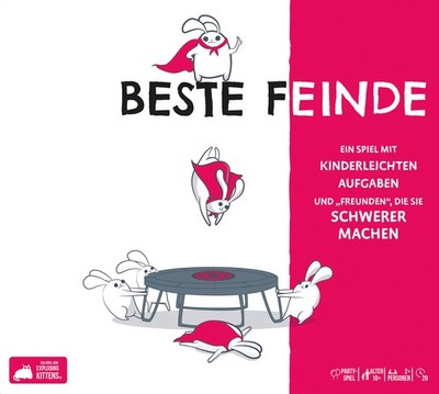 EXPLODING KITTENS Beste Feinde Partyspiel Mehrfarbig