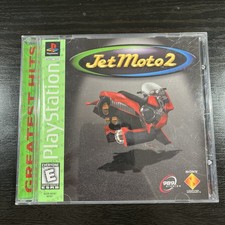 Jet Moto 2 Sony PlayStation 1 PS1 Greatest Hits Video Game with Manual Tested