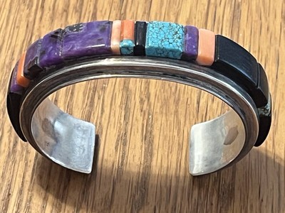 Edison Cummings バングル NAVAJO Edison Cummings Inlay Bangle Navajo Indian Jewelry JAPAN JP