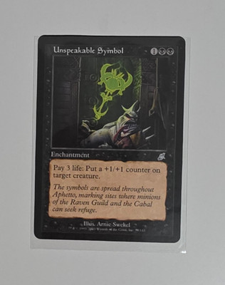 MTG Unspeakable Symbol - Scourge  #79  Magic The Gathering LP