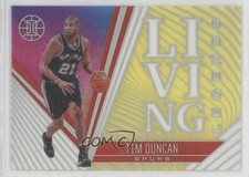2020-21 Panini Illusions Living Legends Asia Red & Yellow Tim Duncan #2 HOF 6l7
