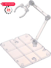 Senyango Action Figure Stand, Doll Model Display Holder Base Clear