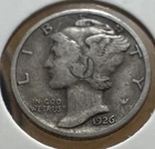 1926  Mercury Dime Nice Older Coin 90% Silver