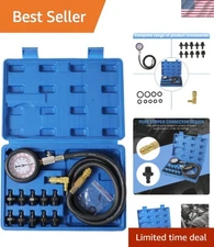 Durable Oil Pressure Gauge Kit - Shockproof, Scratchproof Design, 0-140 PSI