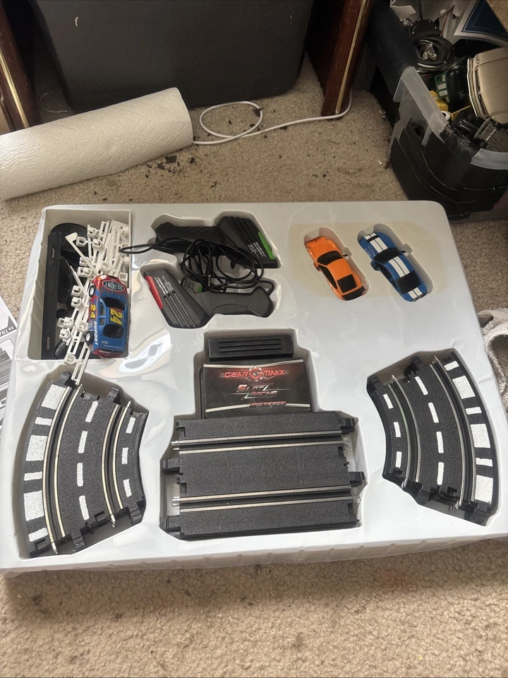 Gear G Maxx Slot Racing 1:43 Track Scale Speed 450 Mph Turbo Booster Foto 3 de 4