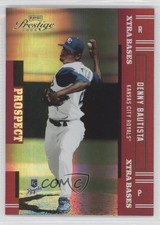 2005 Playoff Prestige Prospect Xtra Bases Red 107/150 Denny Bautista #178 0f8