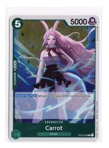 Carrot OP02-029 Paramount War Rare Foil One Piece TCG