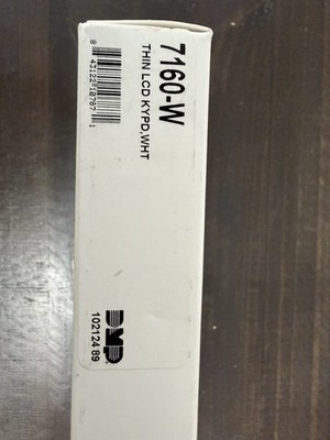 DMP 7160-W Thinline LCD Keypad White Alarm Keypad New