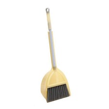 Mini Broom With Dustpan For Kids Little Housekeeping Helper Set Light Yellow
