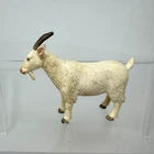Mojo Billy Goat Figure White Realistic Wildlife Farm Animal Figurine 4" 2010