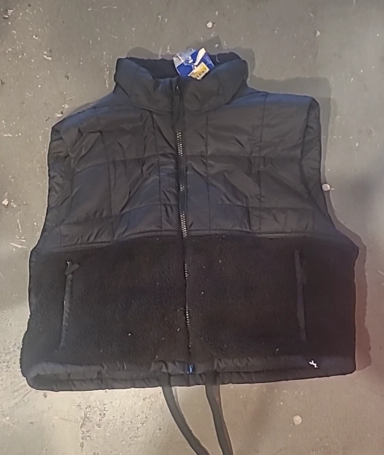 Women's High Pile and Quilted Vest - JoyLab SIZE XL *432-13 - Image 3 of 4