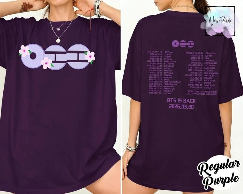 BTS World Tour 2026 Arirang Shirt, Kpop Army Concert Outfits Tee