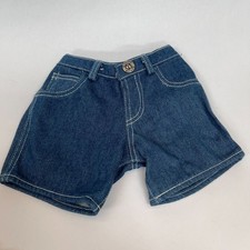 Build A Bear Workshop BABW Shorts Blue Denim Jean