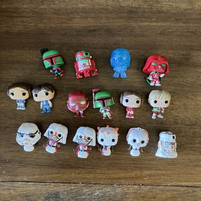 Funko Pop Advent Calendar Star Wars Holiday 16 Figures - Mini Figurines ONLY!