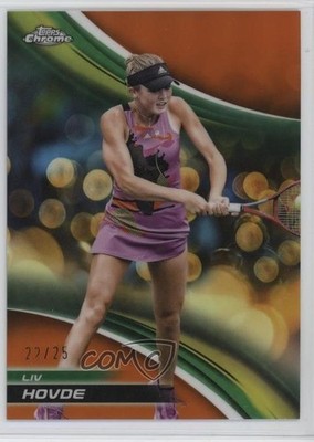 2025 Topps Chrome Orange Refractor /25 Liv Hovde #207 08k5
