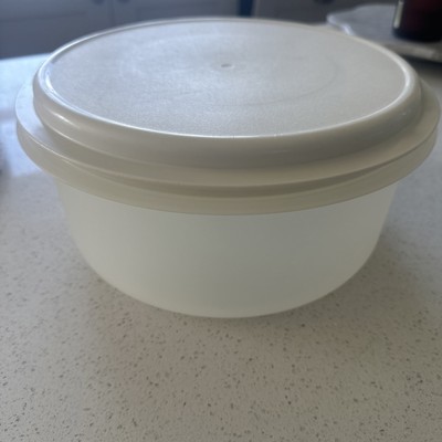 VINTAGE TUPPERWARE RUNDER KUCHENTRÄGER BEHÄLTER