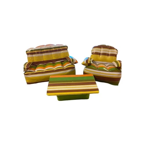 Vintage Barbie Puff’n Play Living Room Set w/Couch, Chair, Table 1970s