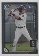 2015 Bowman Draft Chrome Asia Exclusive Black Refractor Drew Jackson #149 7c7
