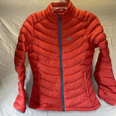 Salomon X-small, quilted Puffer Halo Down Jacket Coat Woman s Clima-wind Winter 