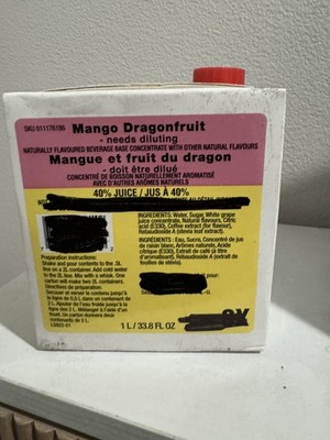 Starbucks Mango Dragonfruit Base