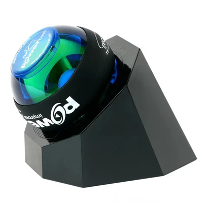 DFX Powerball Blue Gyro Exerciser with Powerdock, Resistance of up to 40 lbs