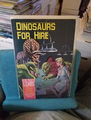 Dinosaurs For Hire:Guns 'N' Lizards Graphic Novel, Ton Mason, Black& White, 1989