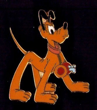 Disney Pluto Rescue Dog Pin Disneyland Series Disney Pin