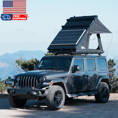 Rooftop Tent Hard Shell Solar Panel Roof Top Tent Hardshell Pop up Rooftop Campi