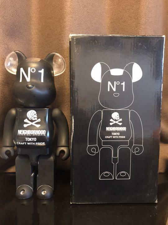 Medicom Toy BE@RBRICK NEIGHBORHOOD 400% Bearbrick black