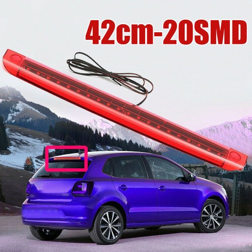 1Pc Red LED Car High Mount Level Third 3RD Brake Stop Rear Tail Light DC 12V - Picture 3 of 12