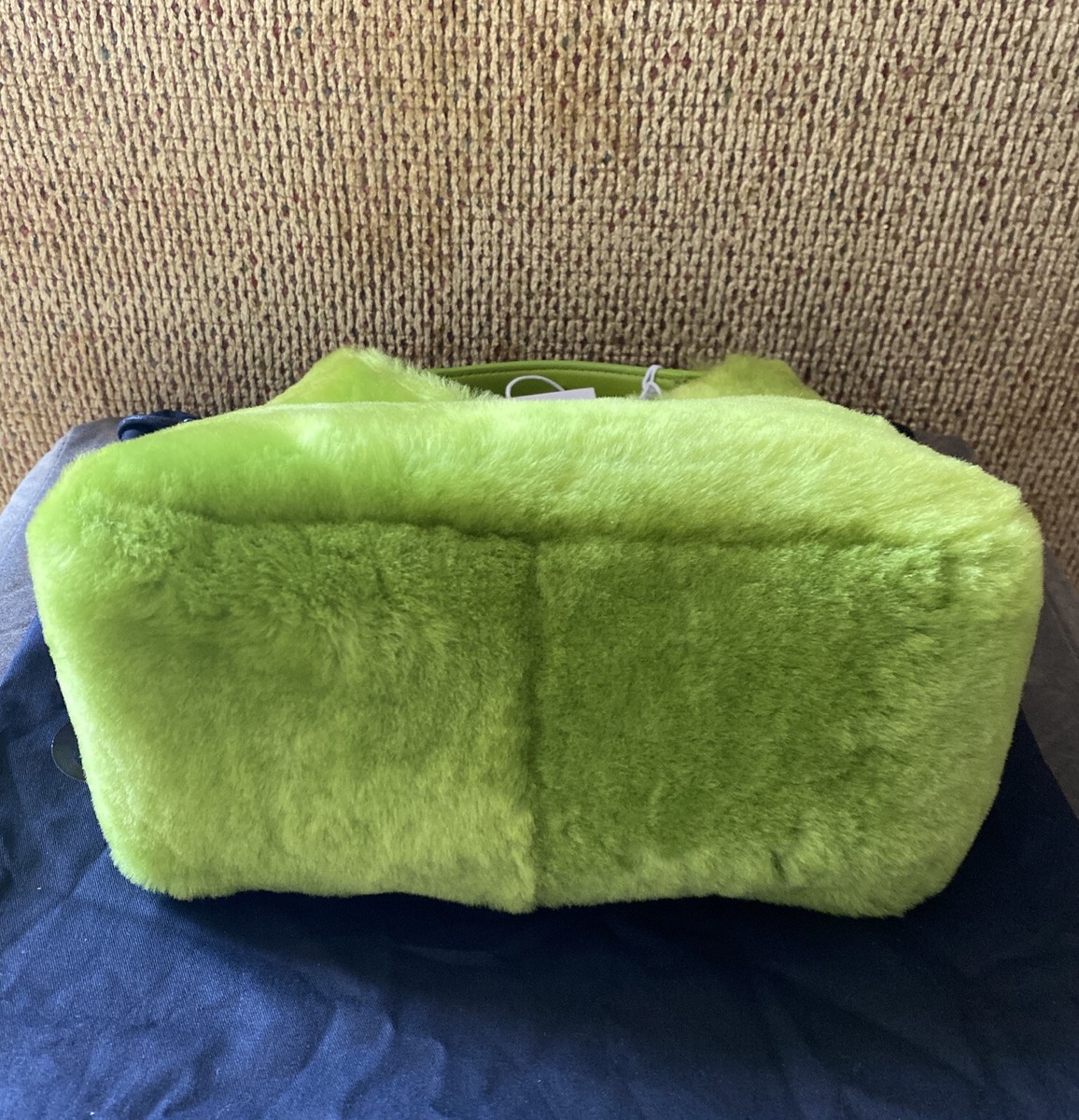 Givenchy Mini G Hobo Lamb Shearling Bag Brand New -Citrus