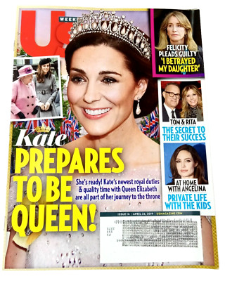 US WEEKLY Magazine Issue 16 April 22, 2019 Kate Middleton Royal Family