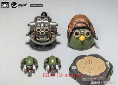 Fan Made WAZZUP FAMILY Q-MECH Pilot Soarer Chick 13cm Metal Shell