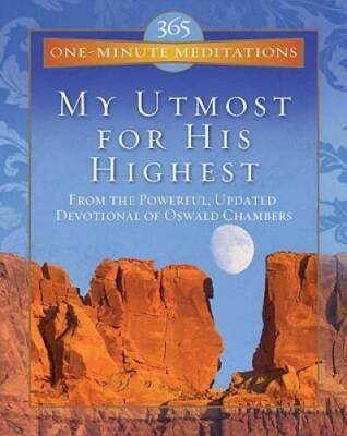 365 One-Minute Meditations (Utmost) - Turtleback By Chambers, Oswald - VERY GOOD