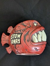 Stowaway Red Zombie Angler Fish Tiki Farm Artist Flounder Mug 2nd Edition