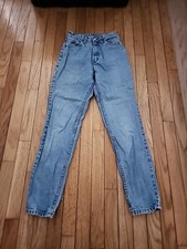 Jordache Jeans Vintage 80s Made in USA High Waisted Taper Leg Size 1 Great Wash