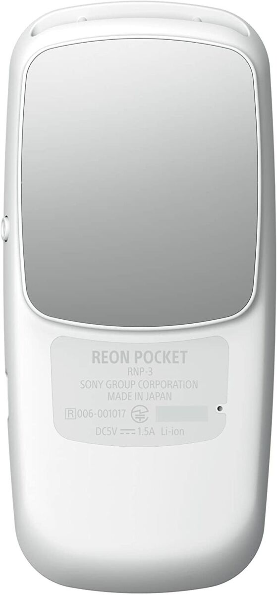 NEW Sony REON POCKET 3 Wearable Thermo Device ‎RNP-3/W & Neck band from  JAPAN