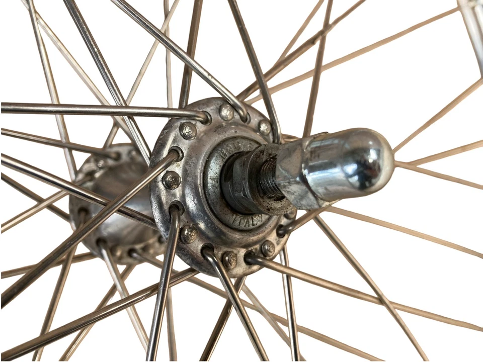 Van Schothorst 28" Vorderrad GRIMECA STAINLESS INOX 22x622 Nabe Hollandrad 18/10 - Bild 3 von 4