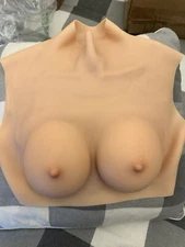 Silicone Breast Forms Breast Plate Fake Boobs Crossdresser Transgender Cosplay