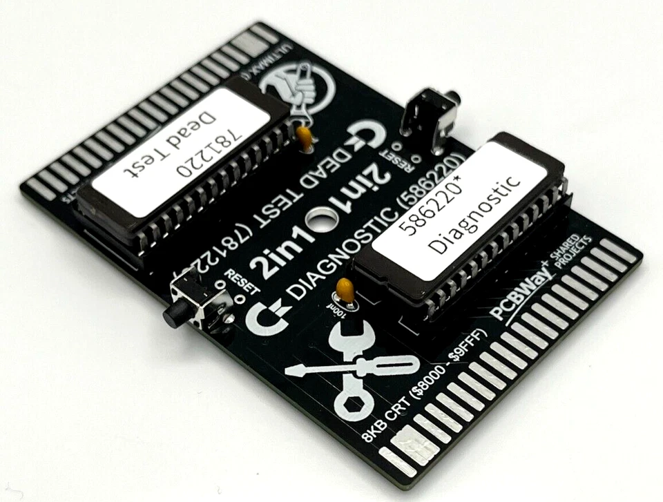 Commodore 64 Dead Test & Diagnostic Cartridge 2in1 USA seller - Image 3 of 4
