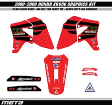 HONDA 2000-2009 XR 650 XR650 650R XR650R GRAPHICS KIT DECALS MX STICKERS