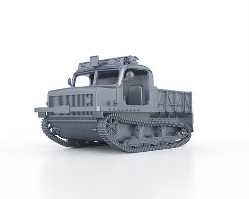 WWII - FRENCH RENAULT TRACTEUR TRC 36R - 1/48 1/56 1/72 1/87 1/100 3D PRINTED - 第 1/4 張圖片