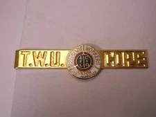 TWU Transport Workers Union COPE Vintage Tie Bar Clip