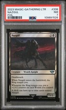 2023 MAGIC THE GATHERING TALES OF MIDDLE-EARTH 338 NAZGUL FOIL PSA 7