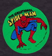 1978 Dutch SPIDER-MAN Sticker Marvel Super Heroes Sensational Spiderman