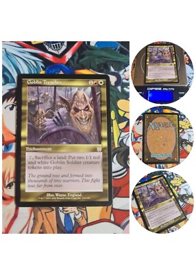 MTG Goblin Trenches ENG Ex Apocalypse Rare Card Magic the Gathering OG Deck