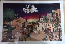 Deneille Spohn Moes Bethlehem Morning Numbered Hand Signed Lithograph With LOA 